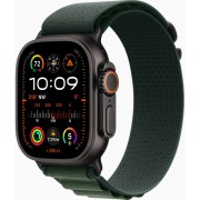 Apple Watch Ultra 2 GPS + Cellular, 49 мм, корпус из черного титана, ремешок Alpine зеленого цвета